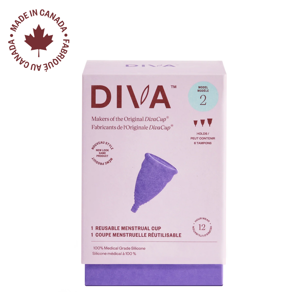DivaCup Model 2 Menstrual Cup – 30 mL