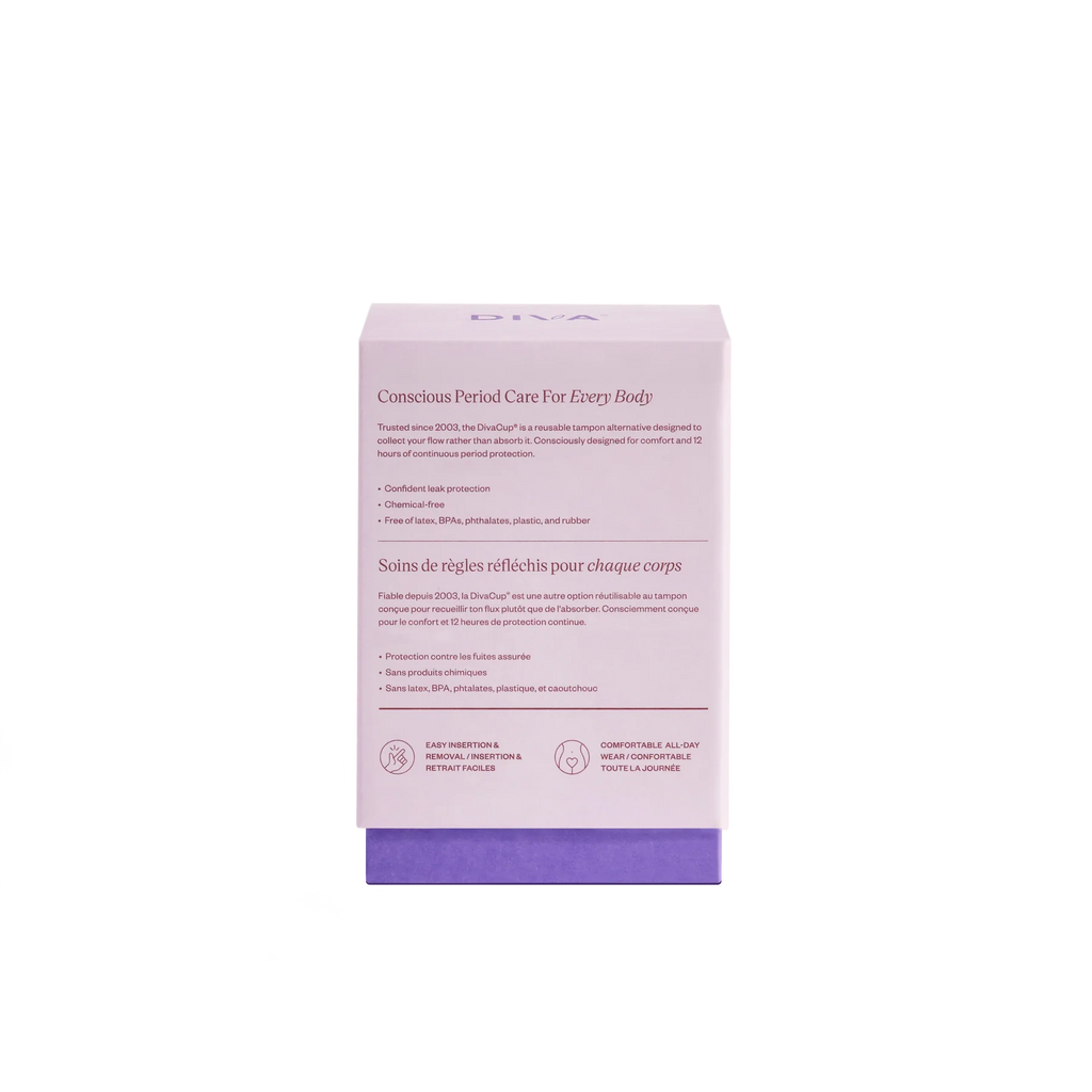 DivaCup Model 0 Menstrual Cup – 22 mL