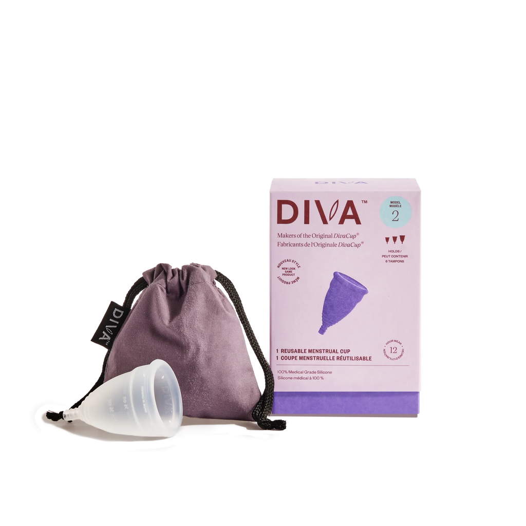 DivaCup Model 2 Menstrual Cup – 30 mL