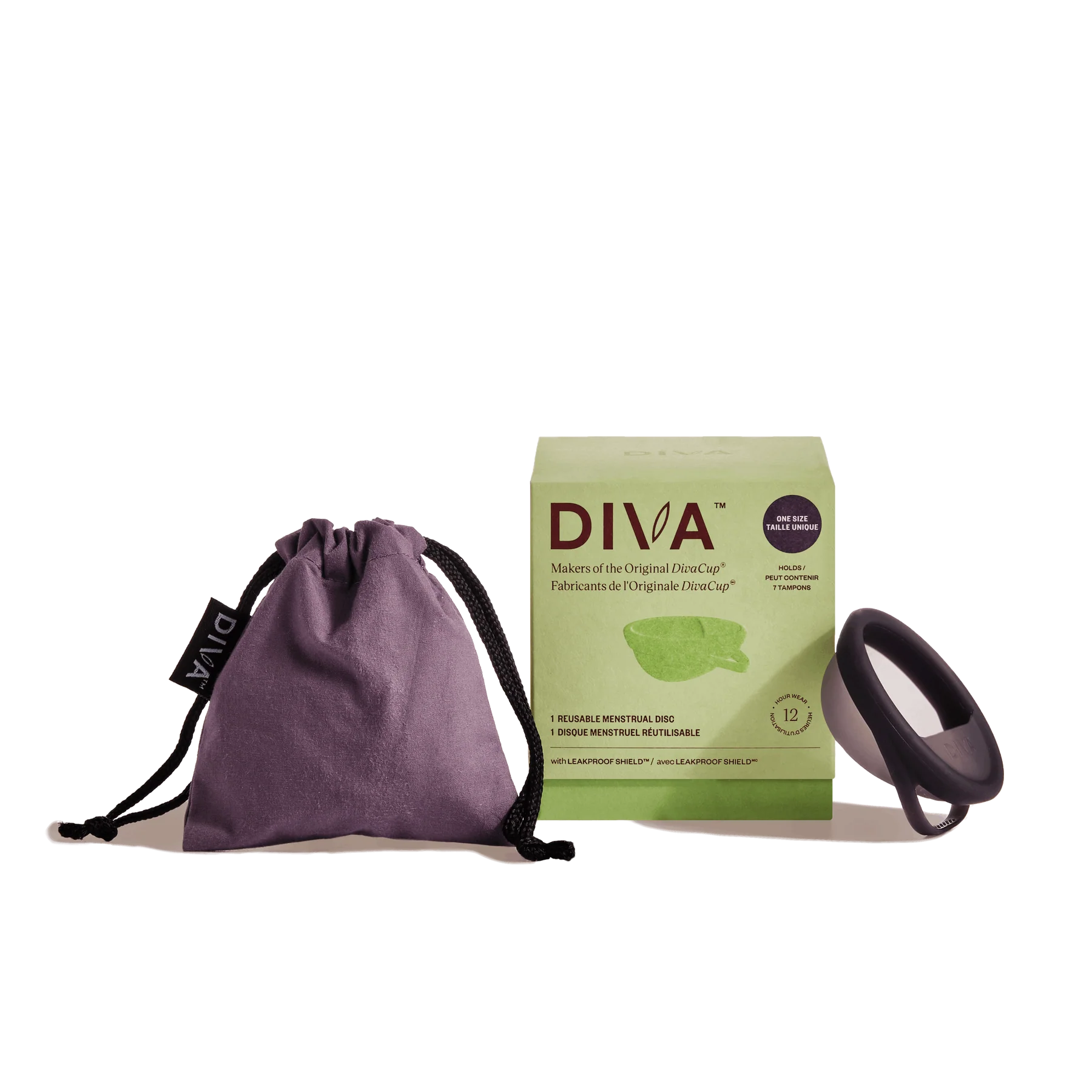 Diva Disc Reusable Menstrual Disc – 36 mL