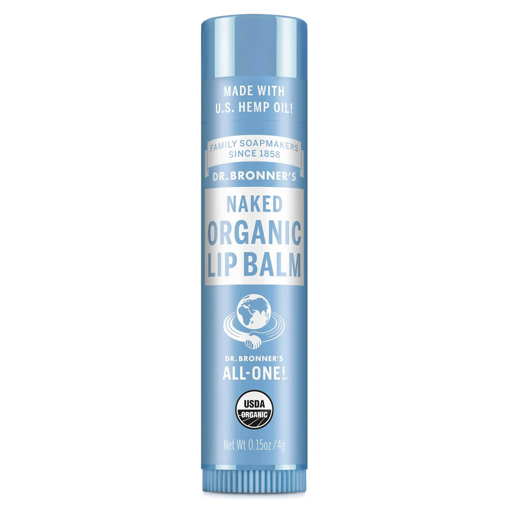 Dr. Bronner’s Naked Organic Lip Balm – Unscented - 4 g