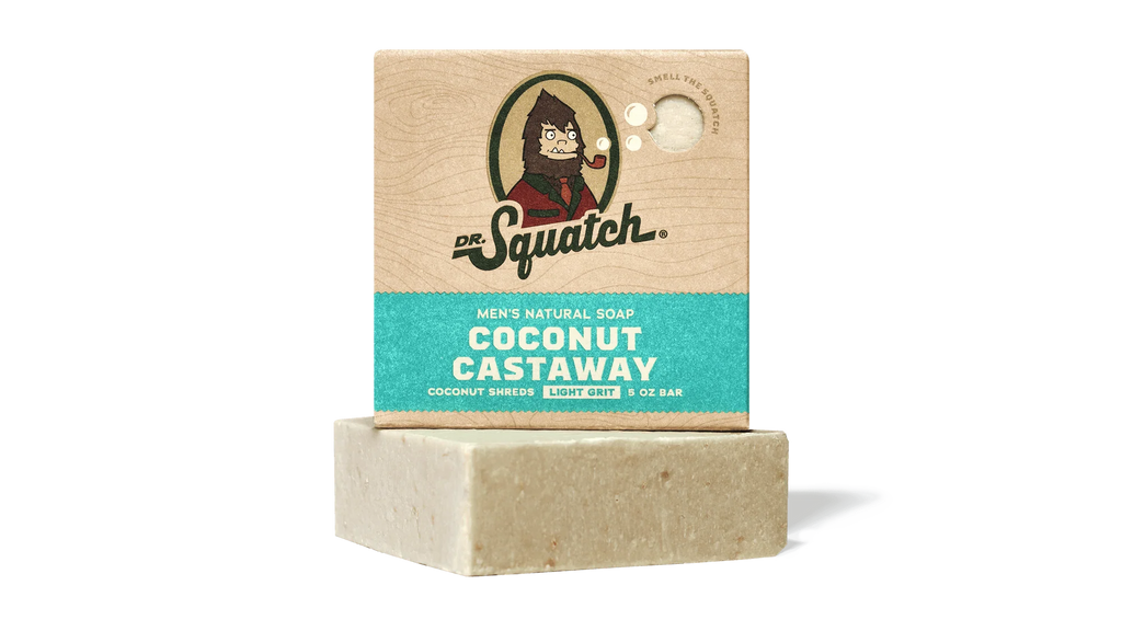 Dr. Squatch Coconut Castaway Bar Soap – 5 oz