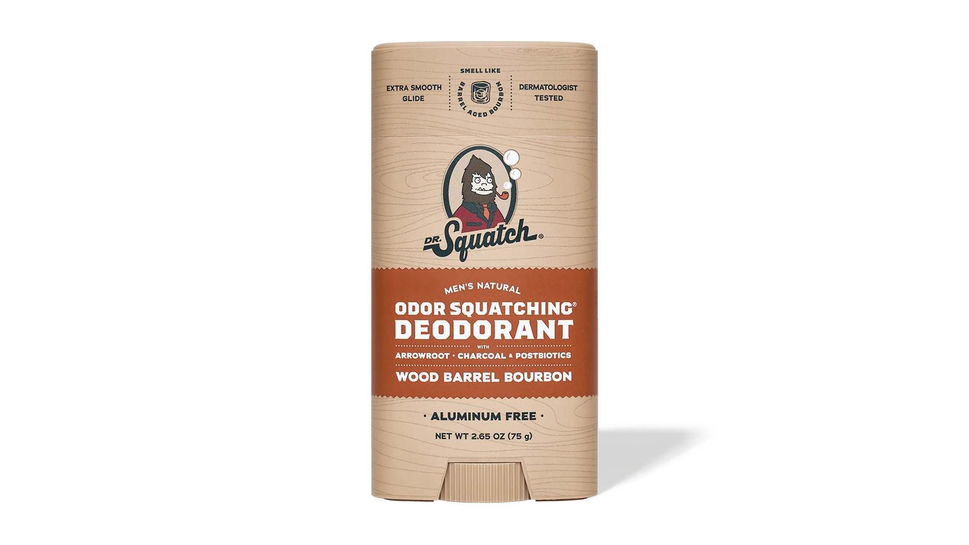Dr. Squatch Wood Barrel Bourbon Deodorant – 2.65 oz