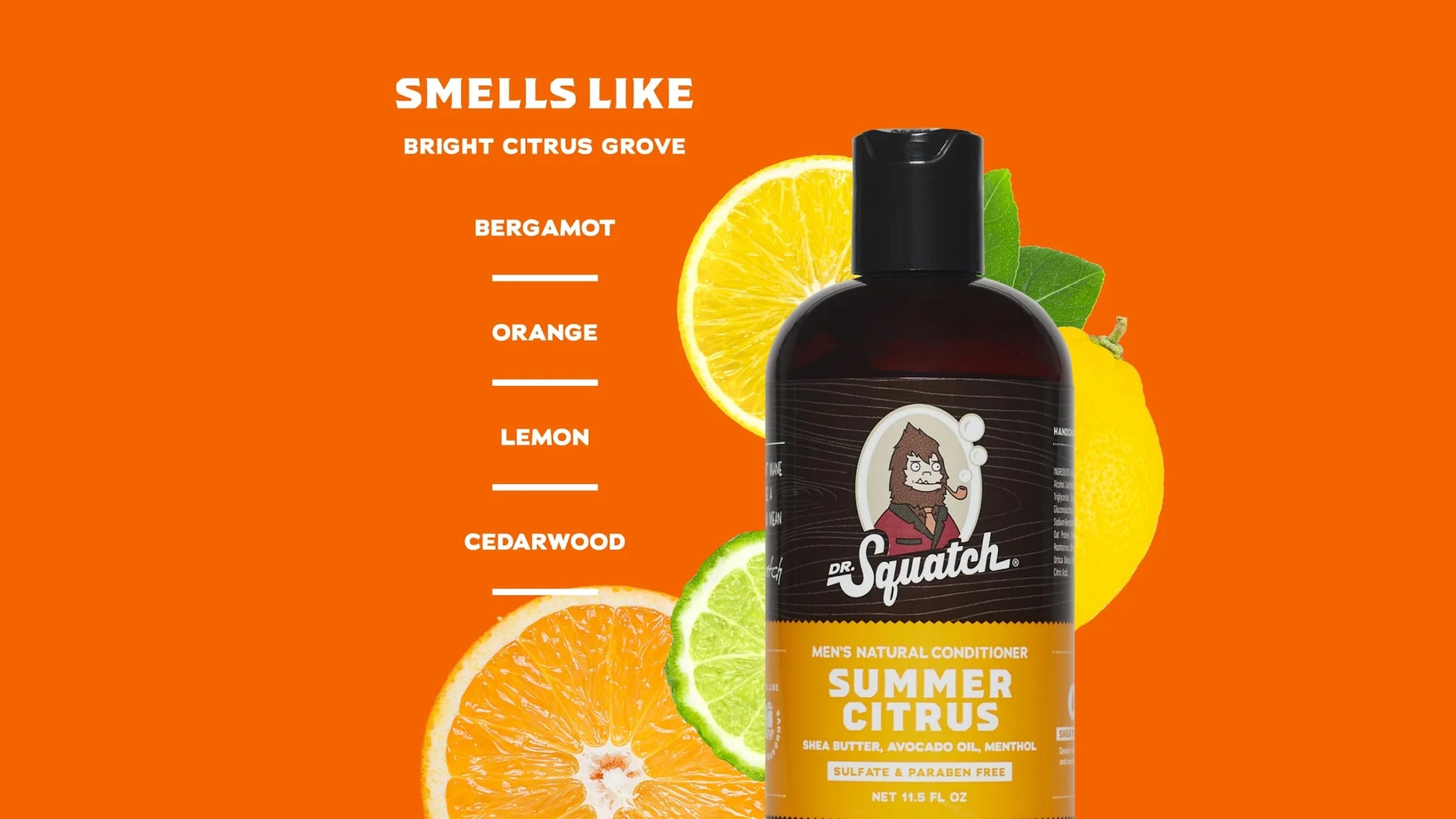 Dr. Squatch Summer Citrus Conditioner – 12 oz