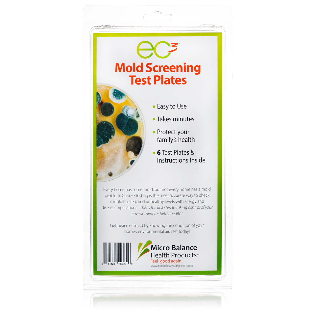 EC3 Mold Screening Test Kit – 6 Test Plates
