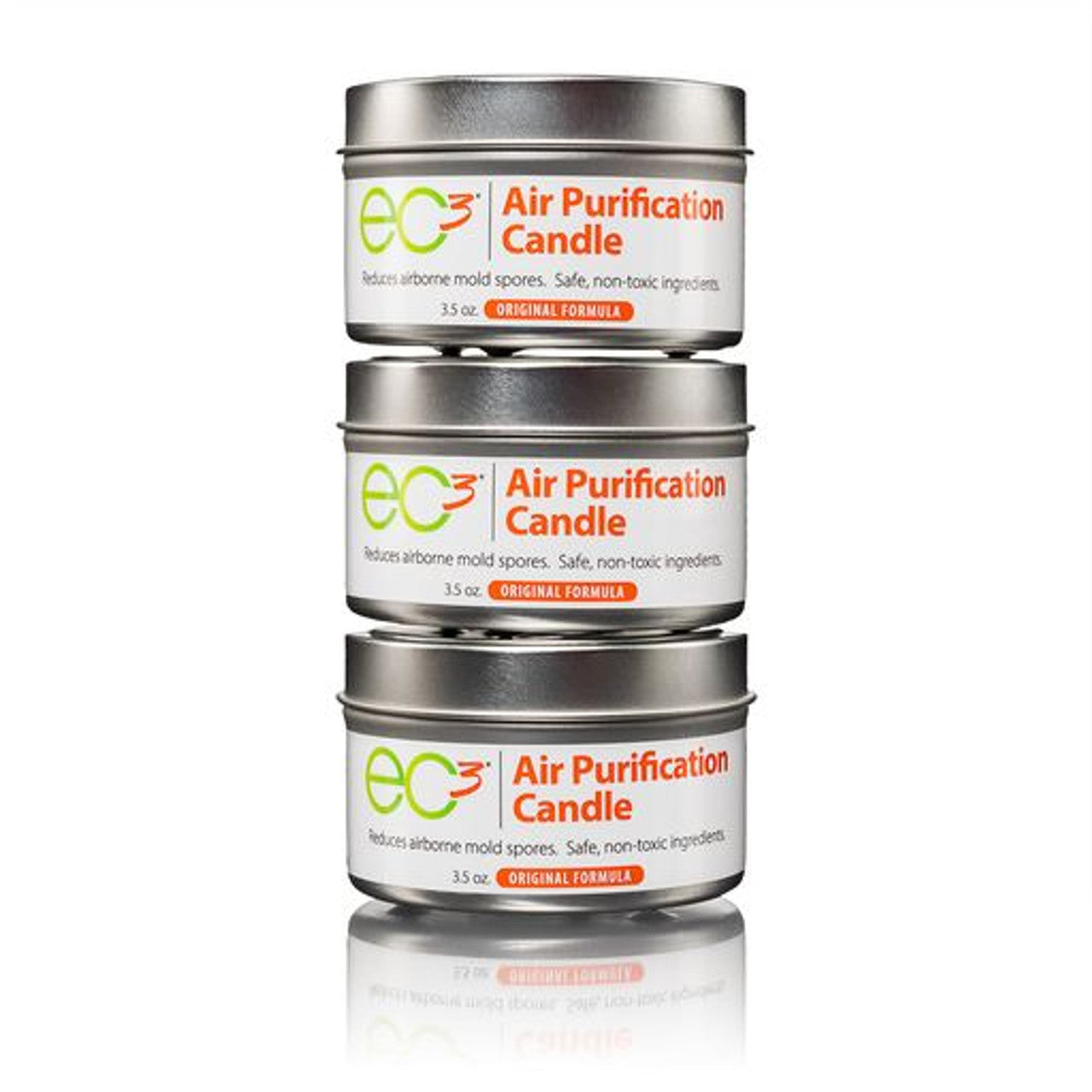 EC3 Air Purification Candle – 3 Pack (3.5 OZ Each)