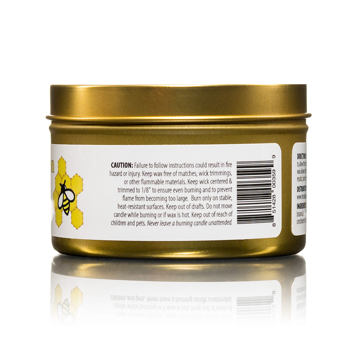 EC3 Air Purification Candle Beeswax Formula – 6 OZ