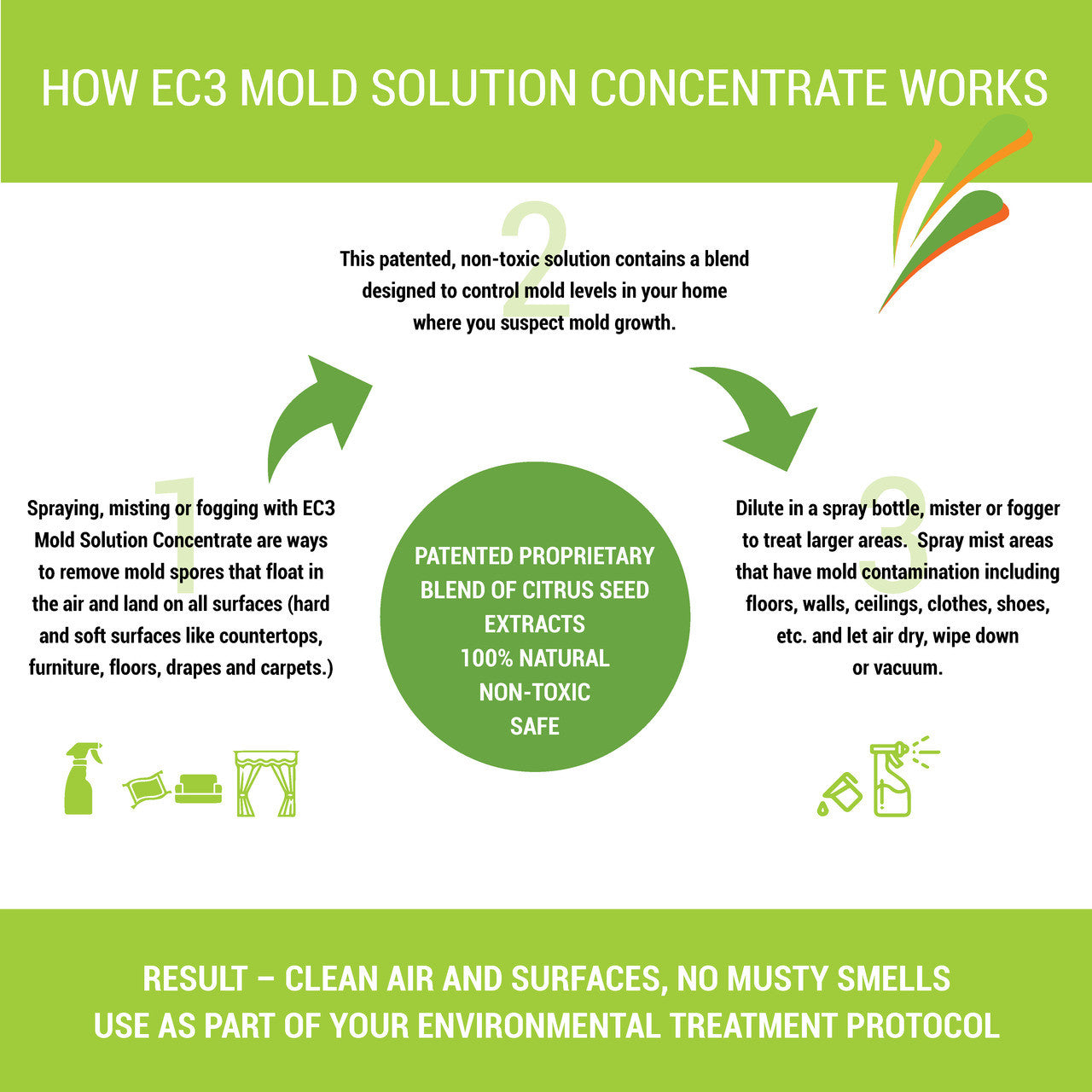 EC3 Mold Solution Concentrate – 16 fl oz
