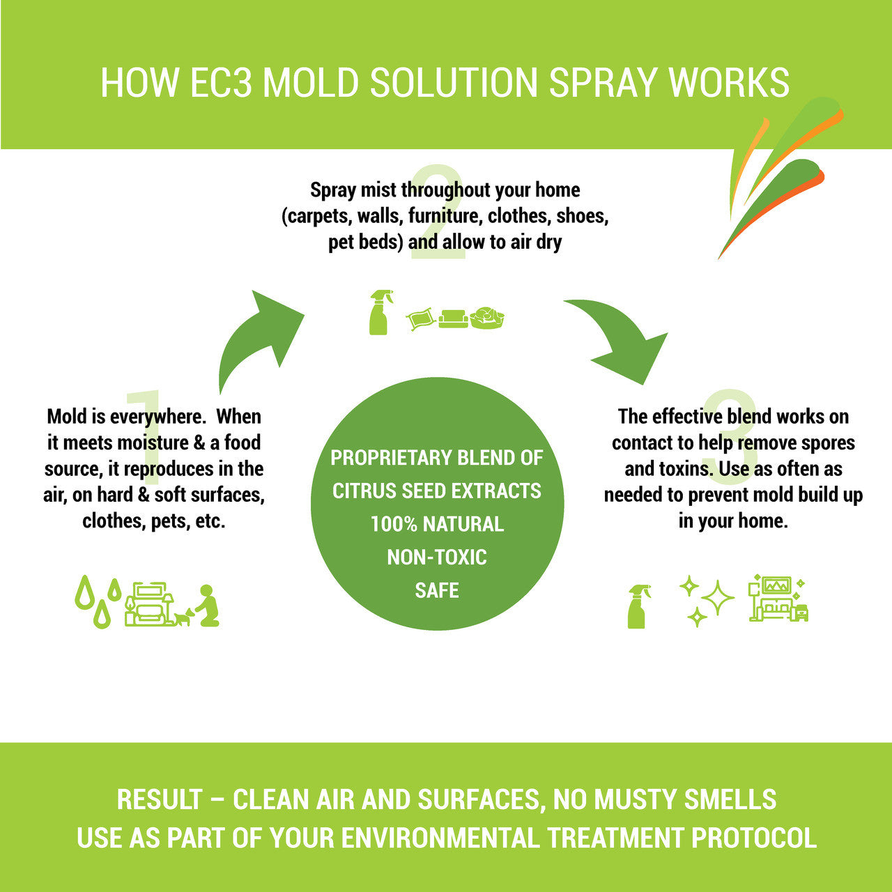 EC3 Mold Solution Spray – 32 fl oz