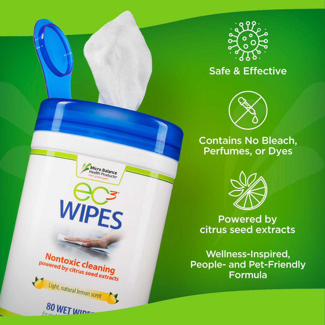 EC3 Mold Solution Wipes – 50 Wipes