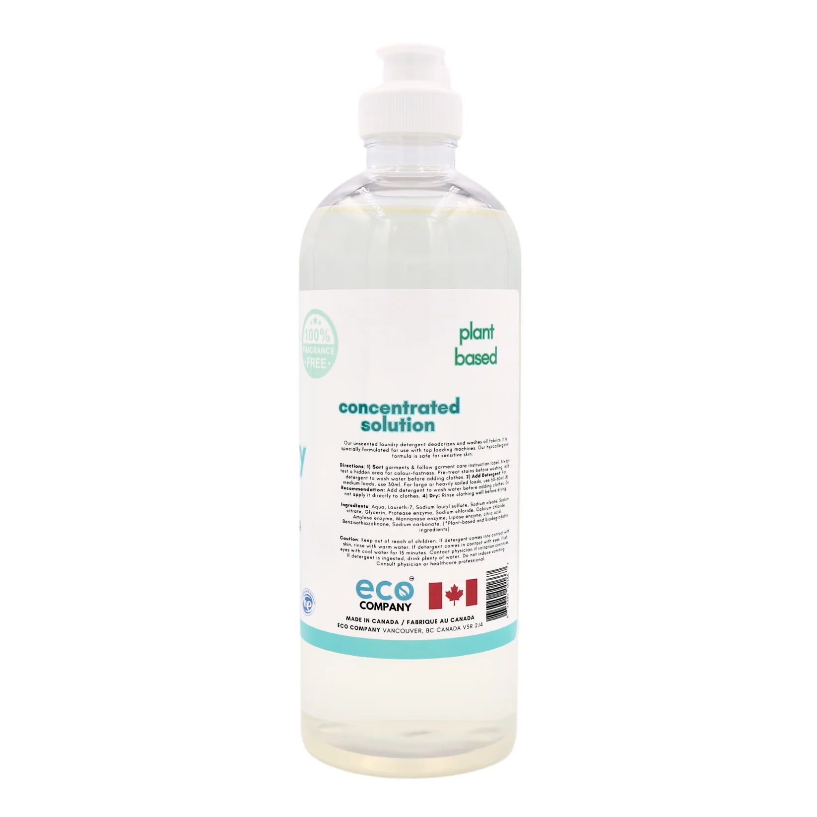 Eco Company Laundry Soap Unscented – 500 mL