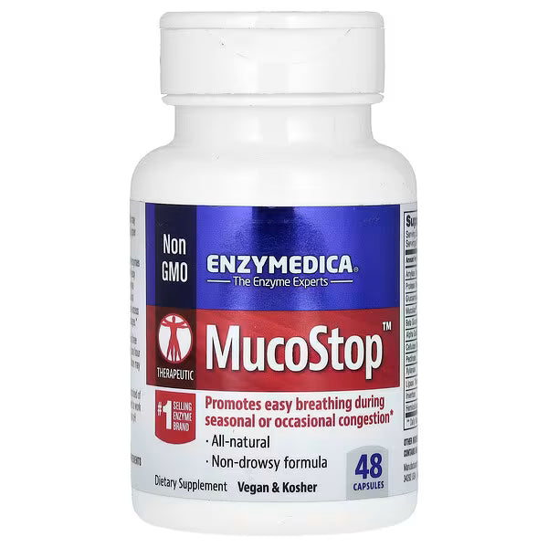 Enzymedia MucoStop - 48 Capsules