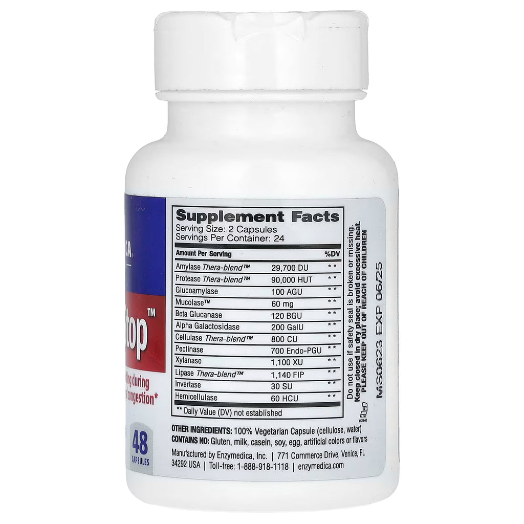 Enzymedia MucoStop - 48 Capsules