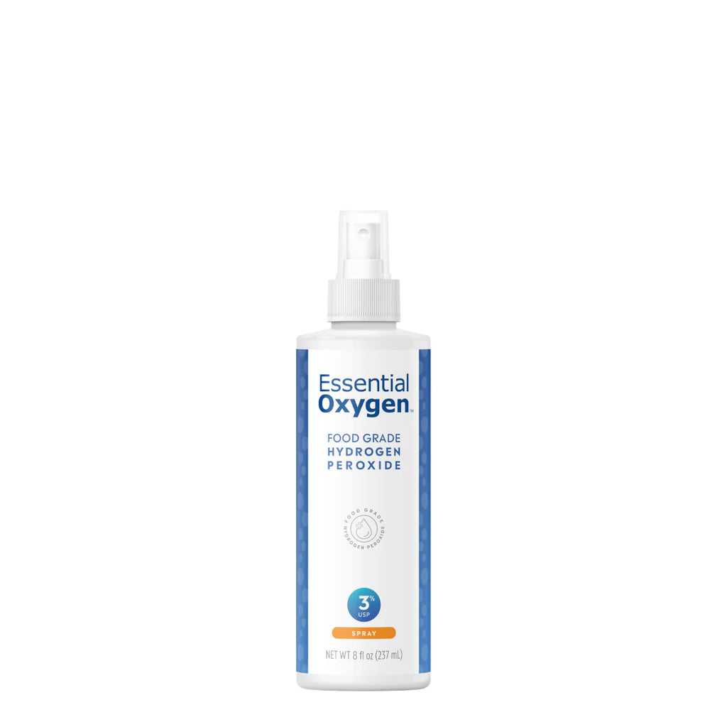 Essential Oxygen Food Grade Hydrogen Peroxide Spray 3% – 237 mL