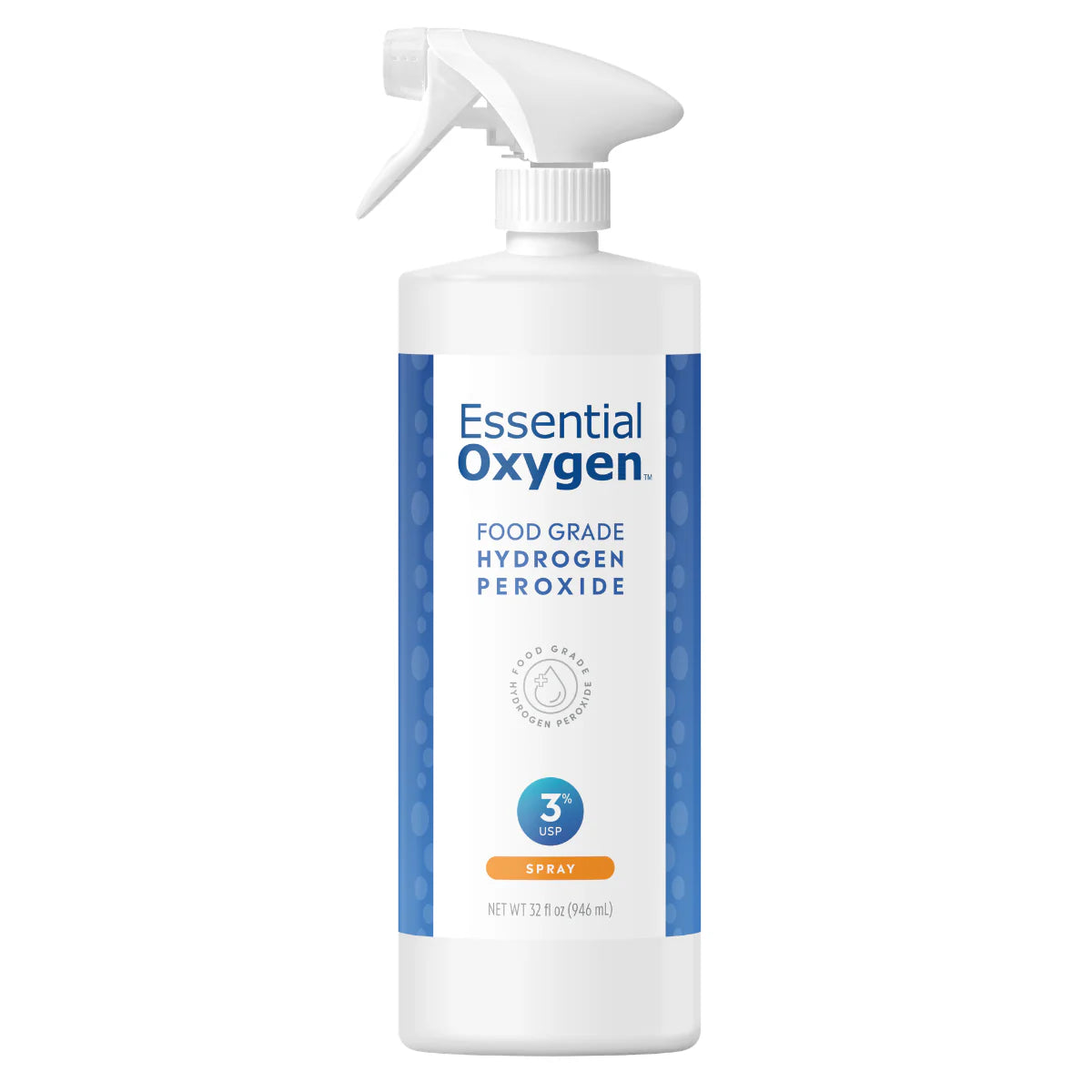 Essential Oxygen Food Grade Hydrogen Peroxide Spray 3% – 946 mL