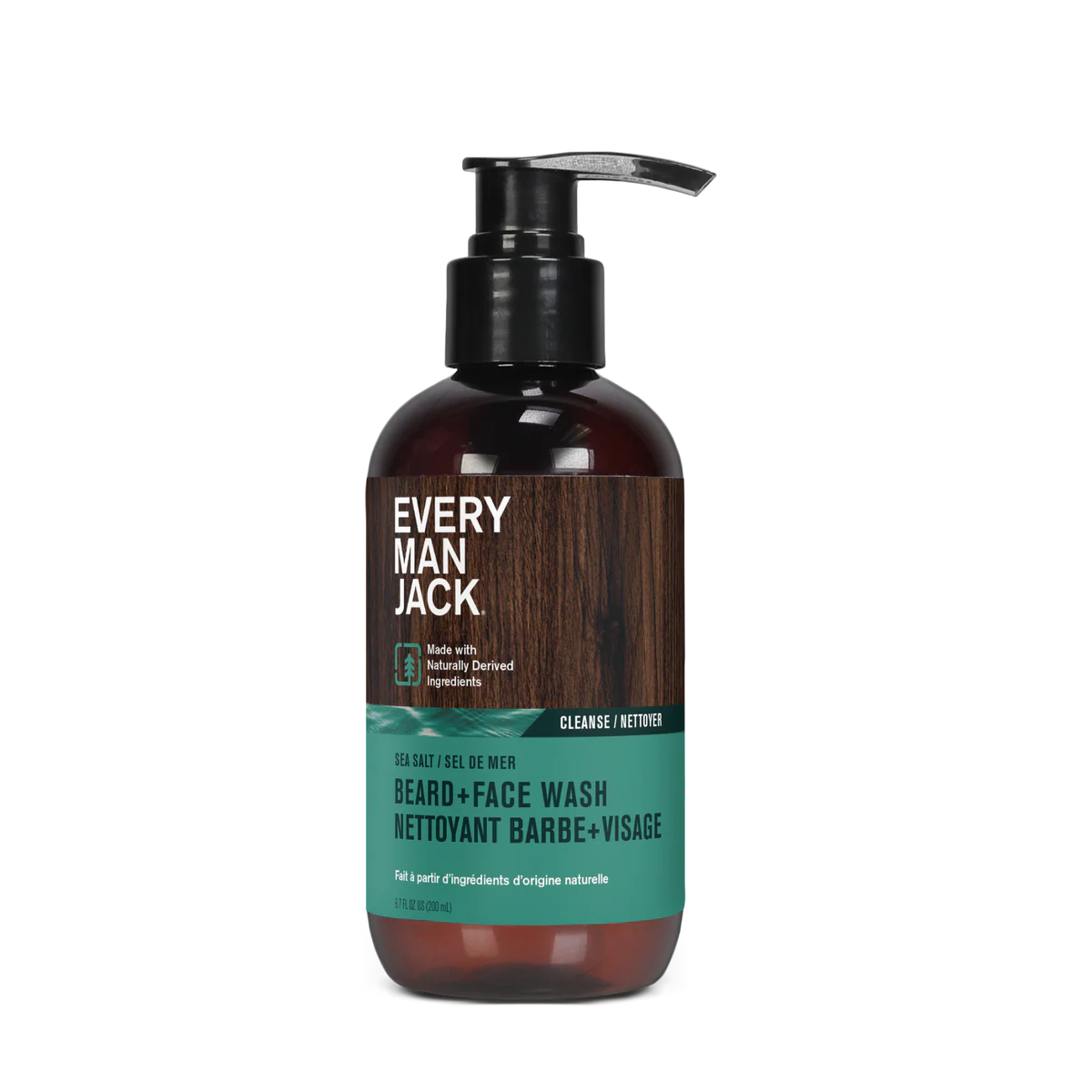 Every Man Jack Beard + Face Wash – Sea Salt - 200 mL