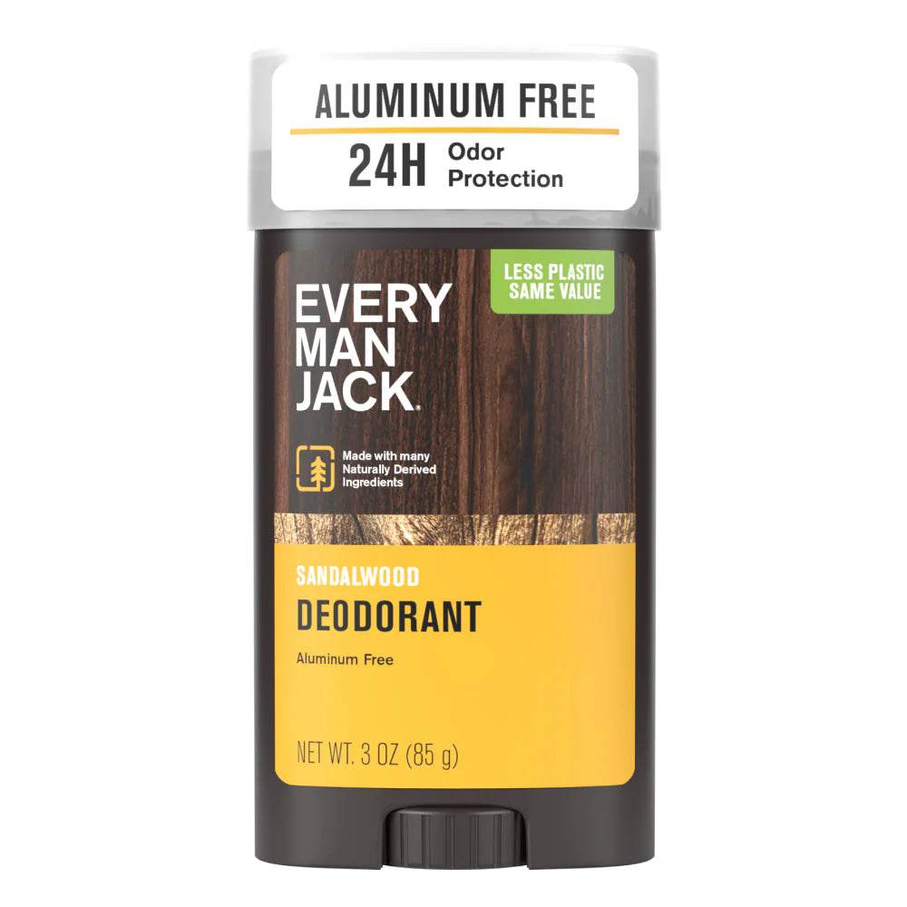 Every Man Jack Deodorant – Sandalwood - 85 g