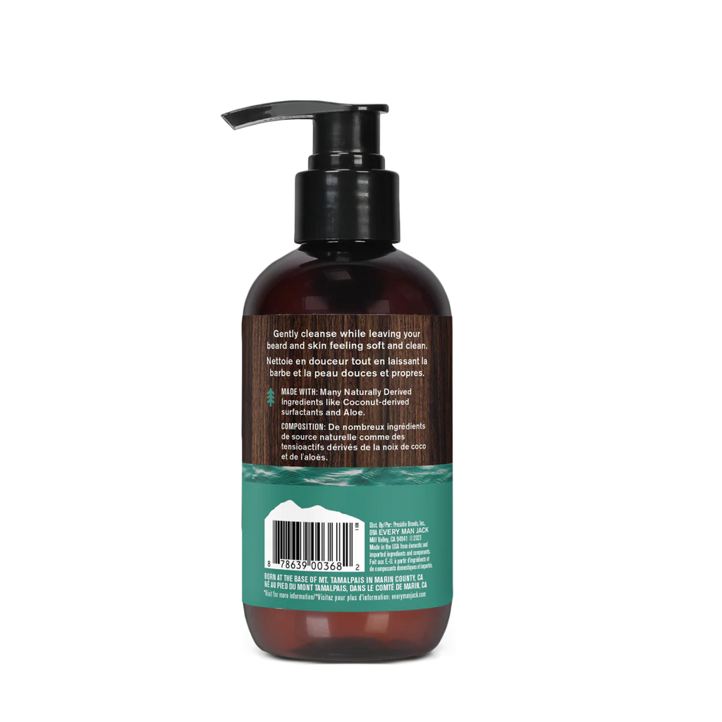 Every Man Jack Beard + Face Wash – Sea Salt - 200 mL