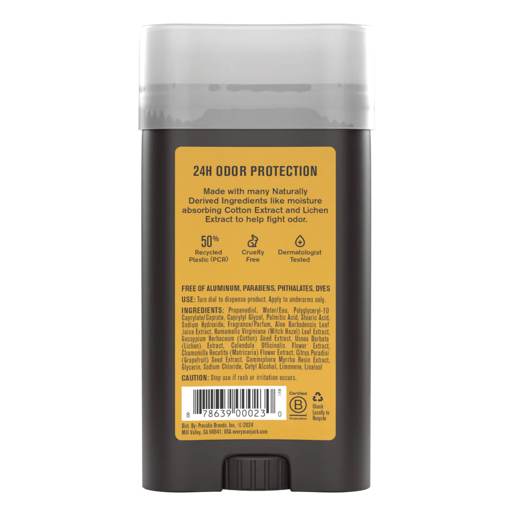 Every Man Jack Deodorant – Sandalwood - 85 g