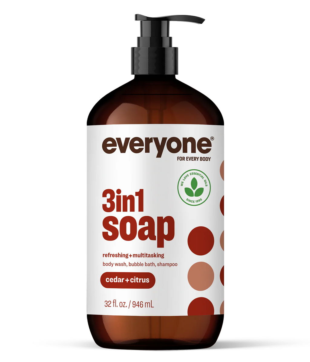 Everyone Cedar + Citrus 3-in-1 Soap – 946 mL