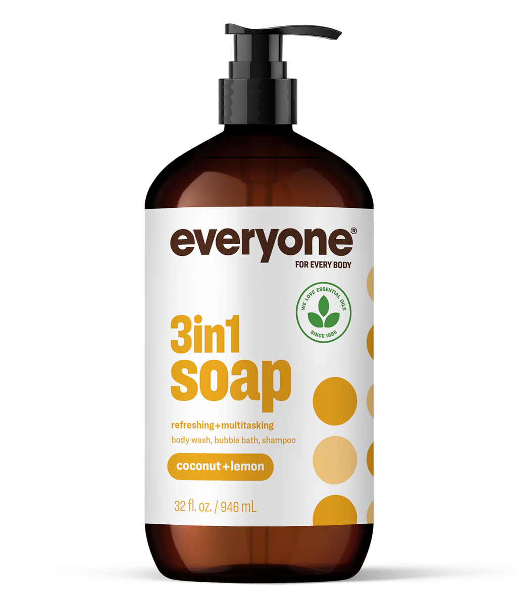 Everyone Coconut + Lemon 3-in-1 Soap – 946 mL