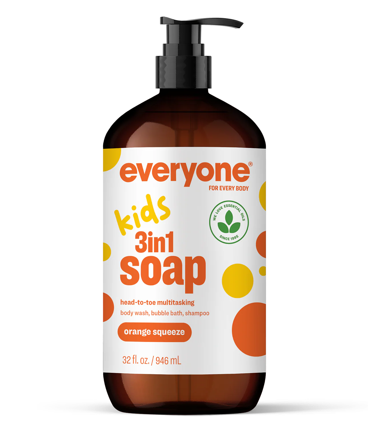 Everyone Orange Squeeze Kids 3-in-1 Soap – 946 mL