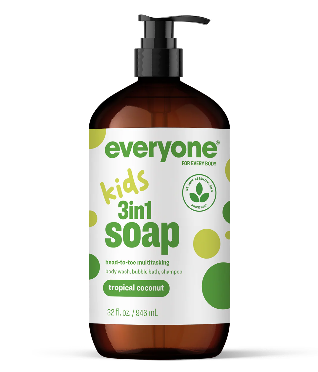 Everyone Tropical Coconut Kids 3-in-1 Soap – 946 mL
