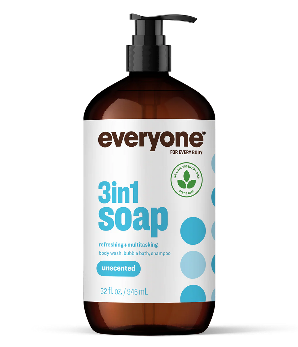 Everyone Unscented 3-in-1 Soap – 946 mL