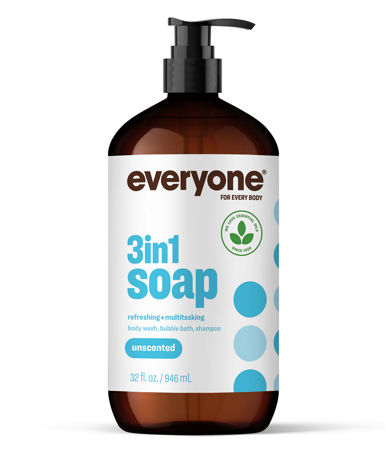 Everyone Unscented 3-in-1 Soap – 946 mL