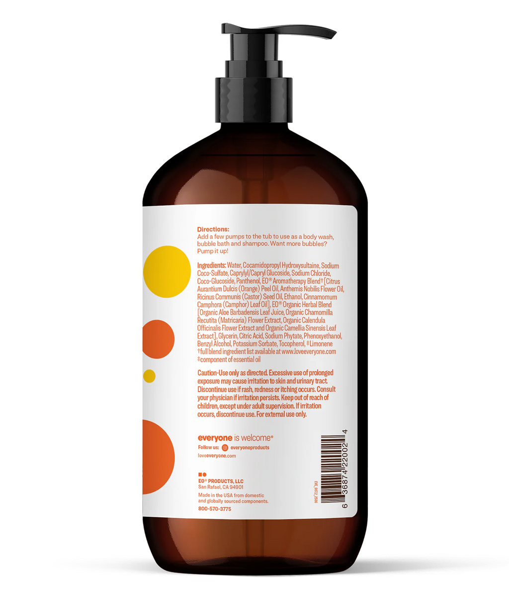 Everyone Orange Squeeze Kids 3-in-1 Soap – 946 mL