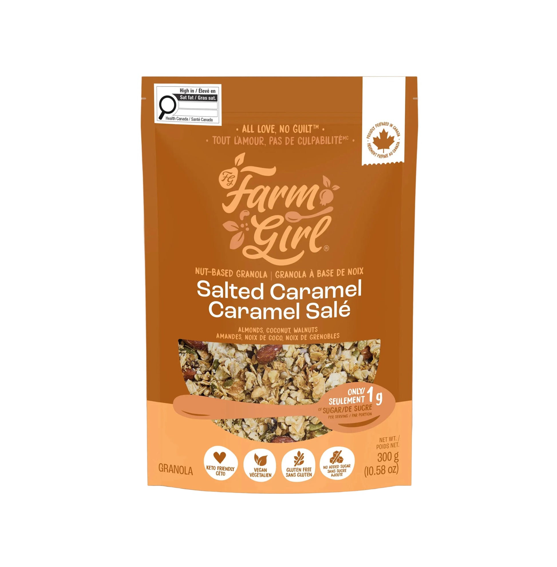 Farm Girl Salted Caramel Granola – 300 g