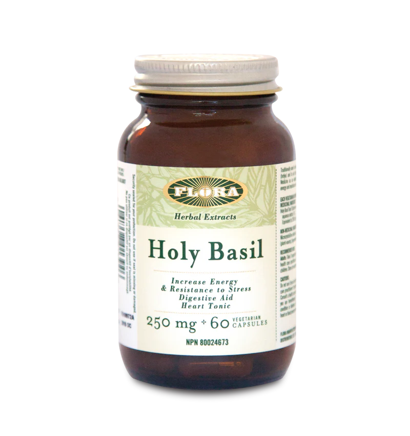 Flora Holy Basil - 250 mg - 60 Capsules
