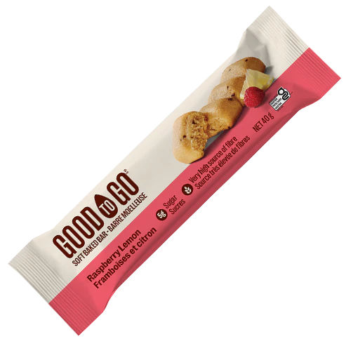 GOOD TO GO Raspberry Lemon Soft Baked Bars – 40g