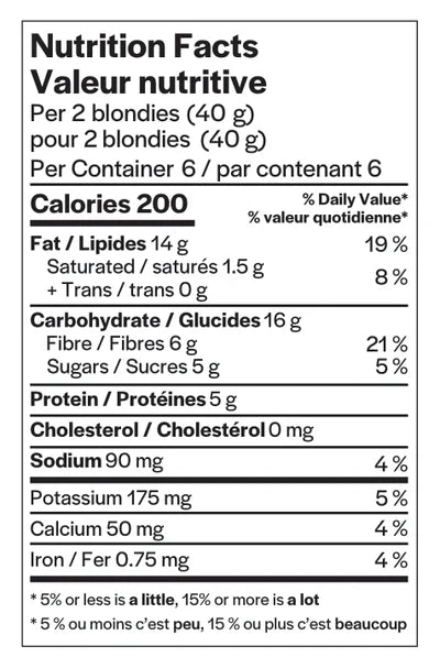 GOOD TO GO Chocolate Chip Blondies – 40g