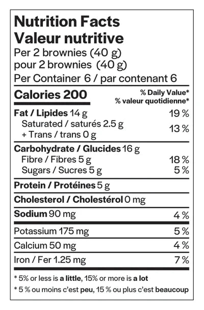 GOOD TO GO Double Chocolate Brownies – 40g