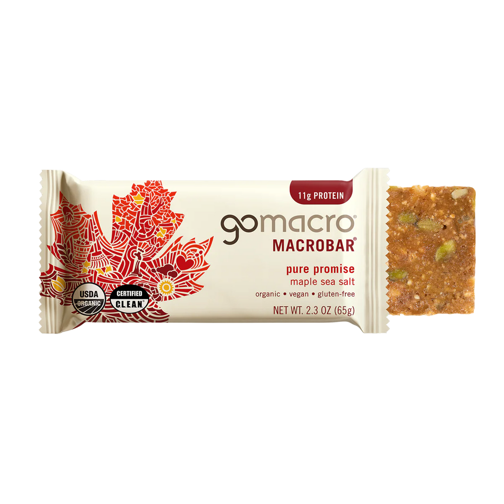 GoMacro Maple Sea Salt MacroBar – 65g Bar