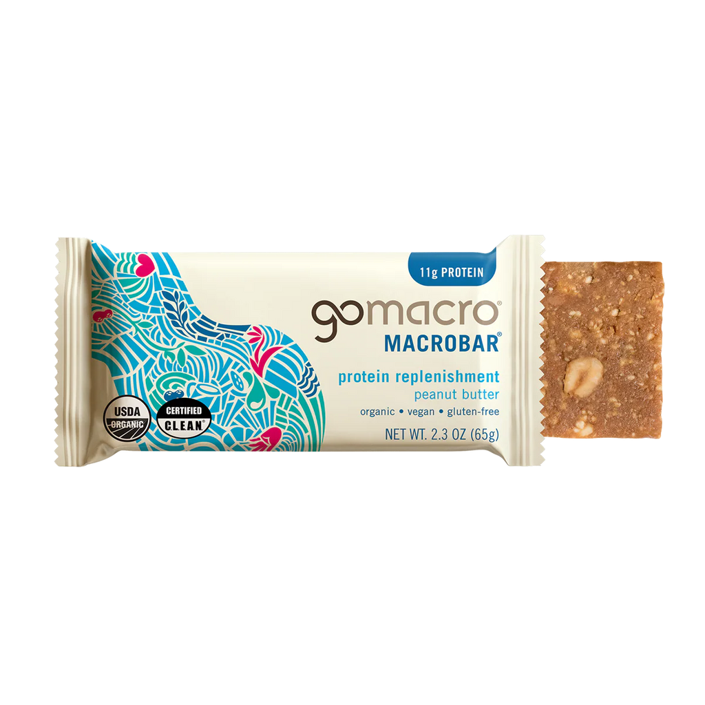 GoMacro Peanut Butter MacroBar – 65g Bar