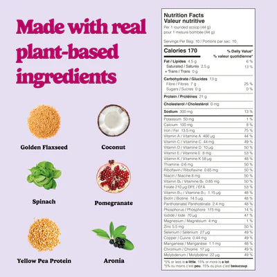 Good Protein Mixed Berries - 880 g (20 Servings)