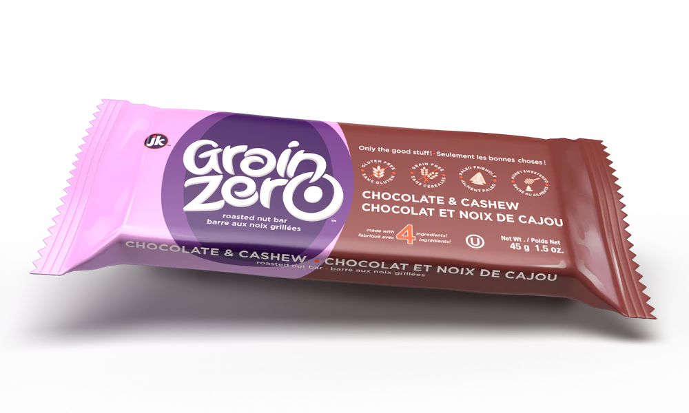 Grain Zero Chocolate & Cashew Bar – 45g
