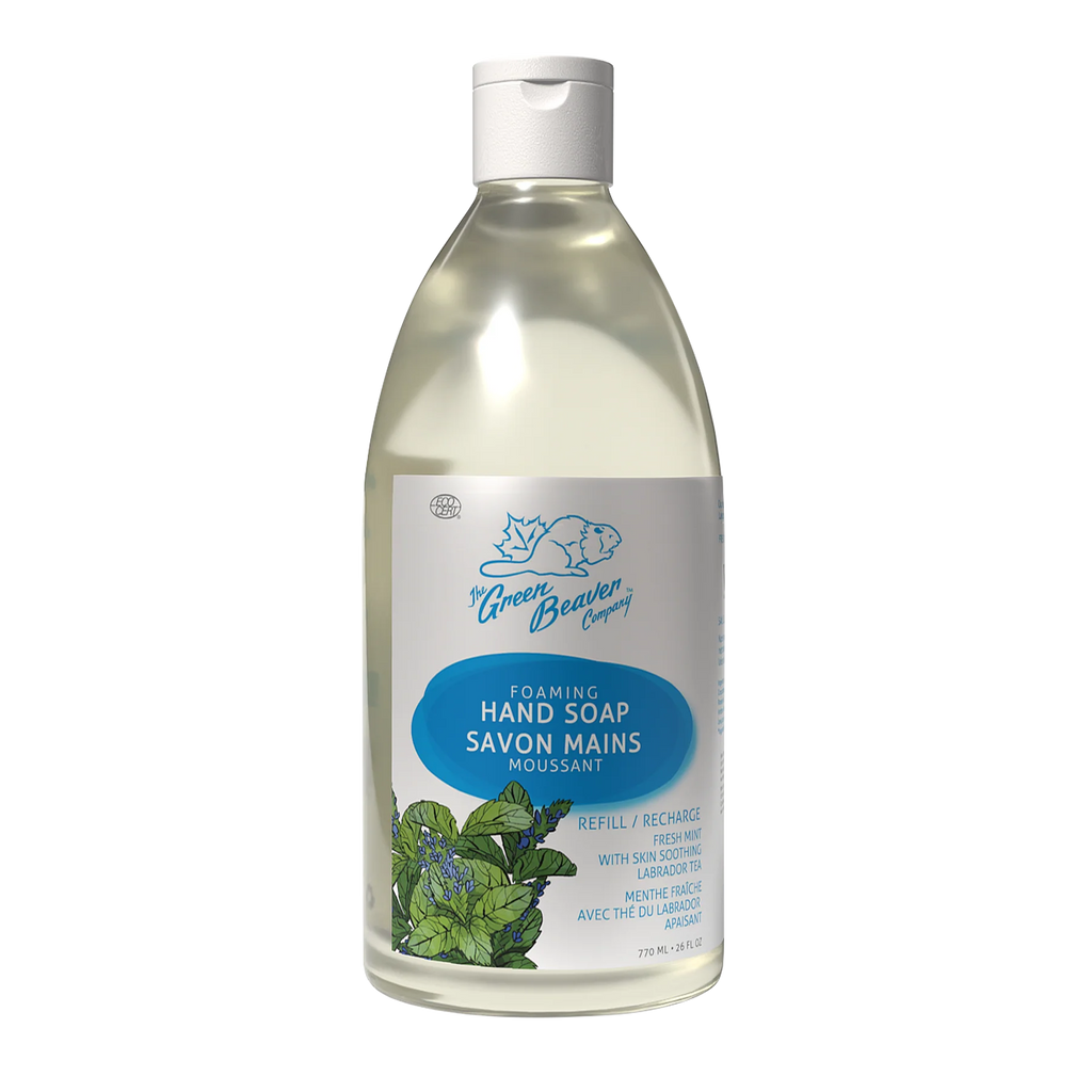 Green Beaver Foaming Hand Soap Refill – Frosted Mint - 770 mL