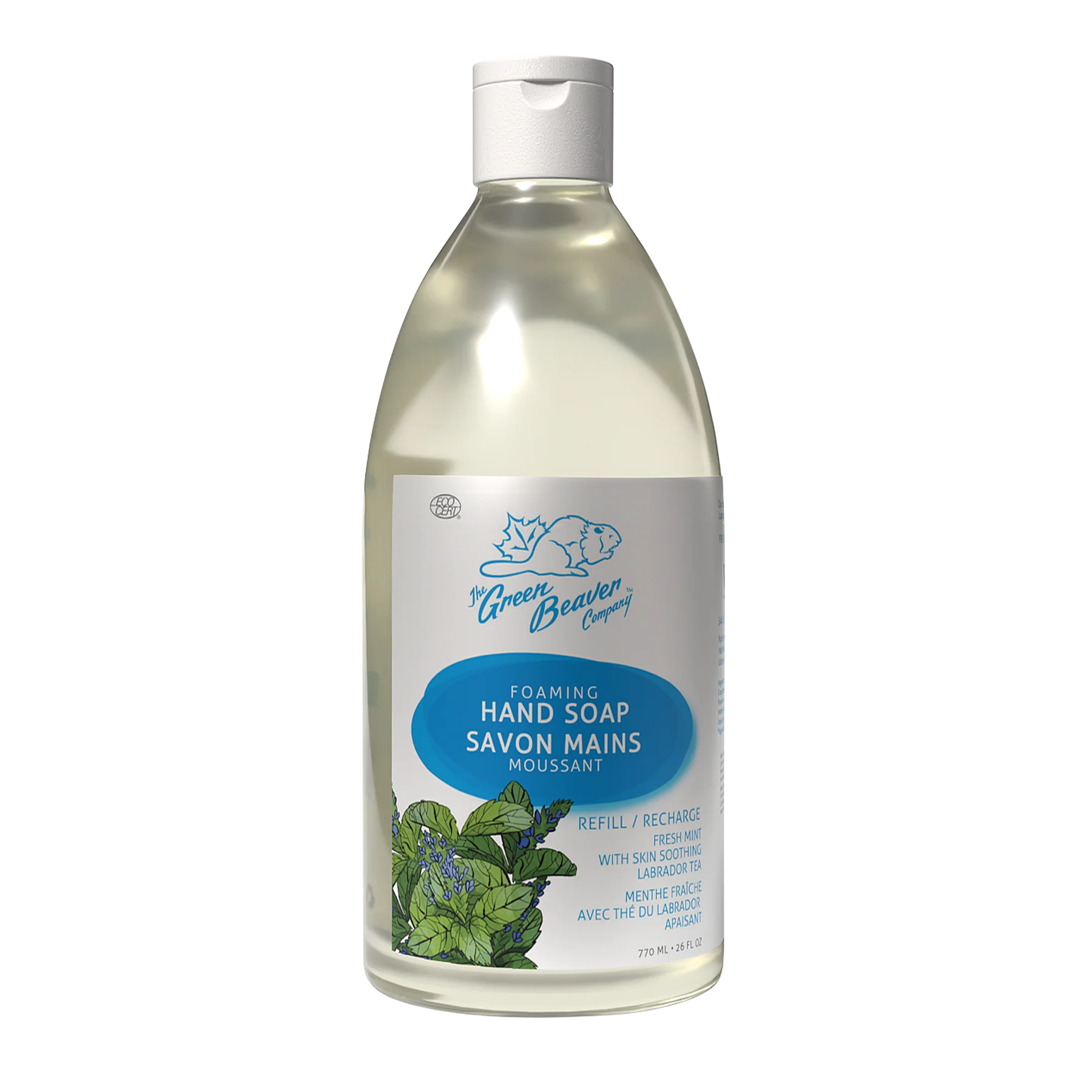 Green Beaver Foaming Hand Soap Refill – Frosted Mint - 770 mL