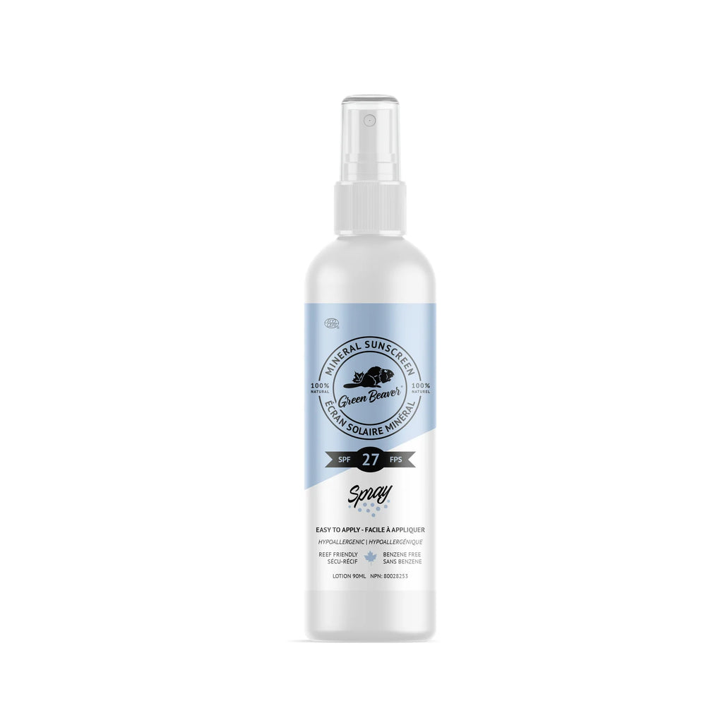 Green Beaver Mineral Sunscreen SPF 27 Spray – 90 mL