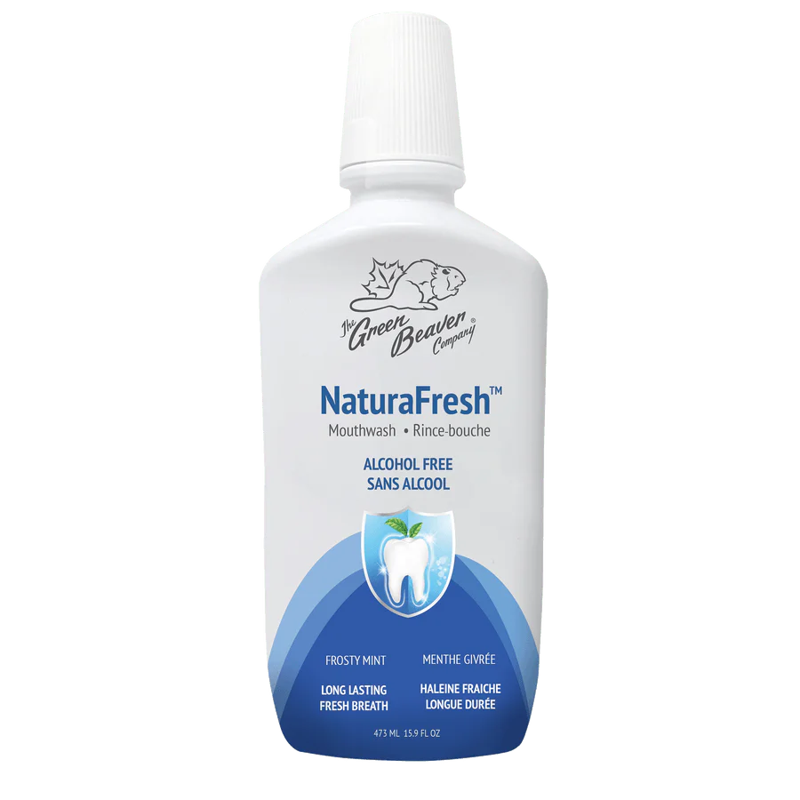 Green Beaver Naturafresh™ Alcohol-Free Mouthwash – Frosty Mint 473 mL