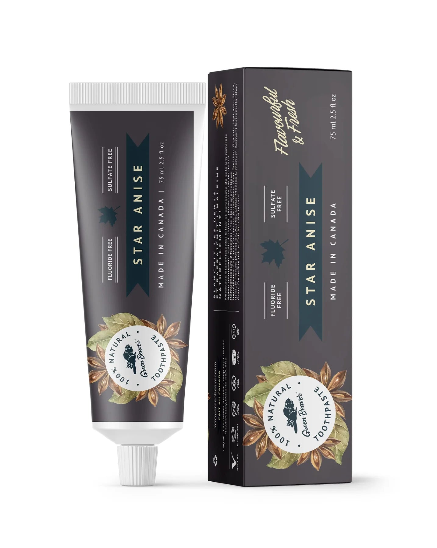 Green Beaver Natural Toothpaste – Star Anise 75 mL