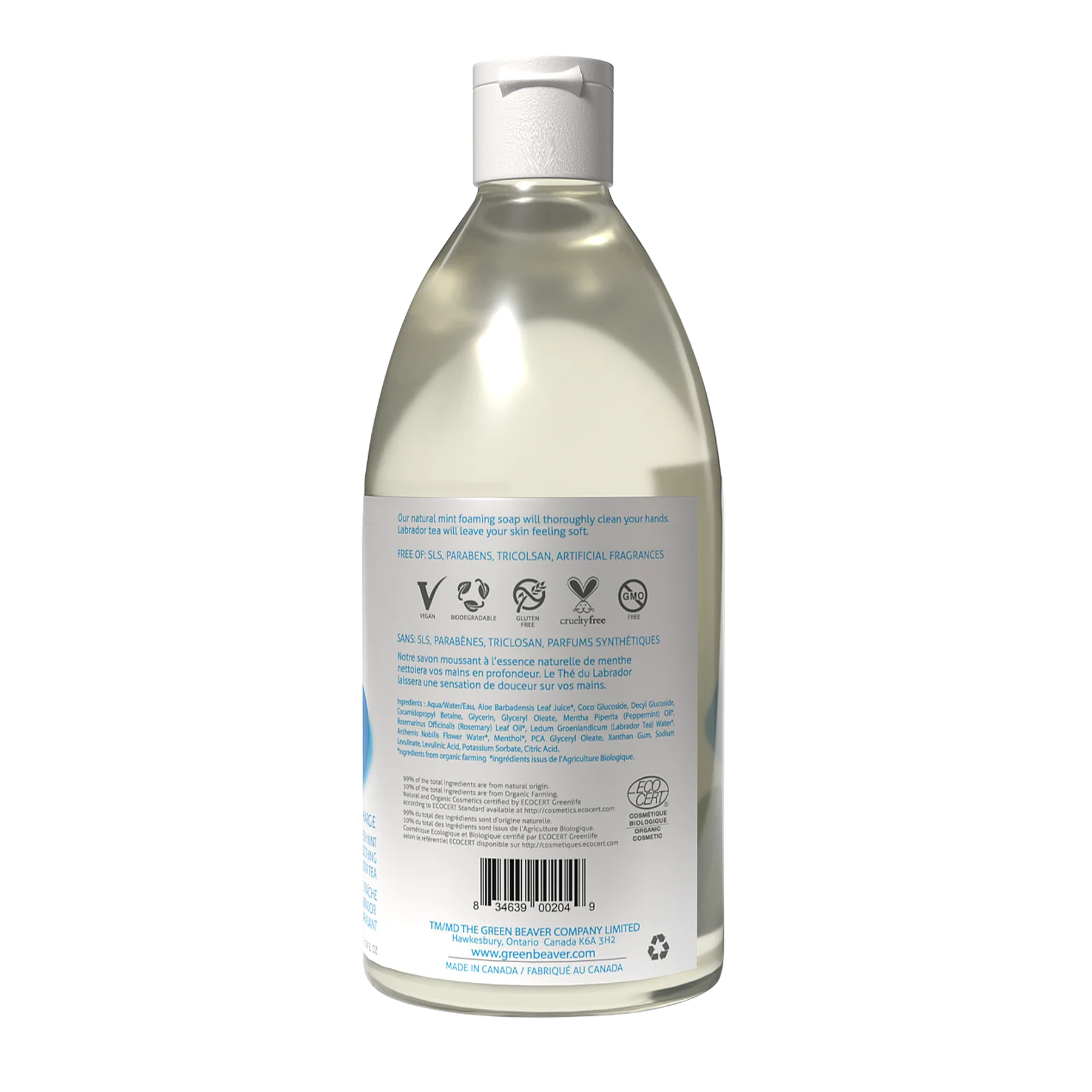 Green Beaver Foaming Hand Soap Refill – Frosted Mint - 770 mL
