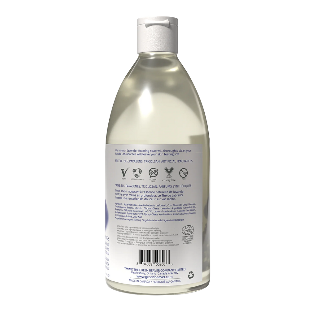 Green Beaver Foaming Hand Soap Refill – Lavender - 770 mL