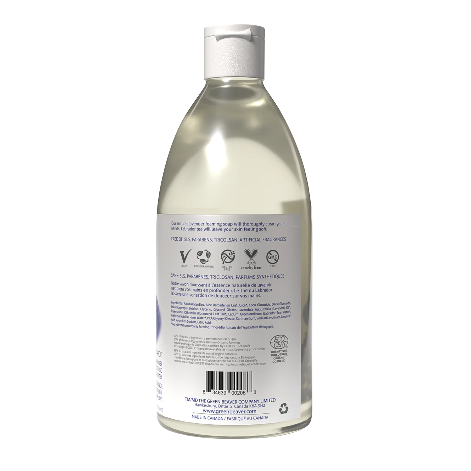 Green Beaver Foaming Hand Soap Refill – Lavender - 770 mL