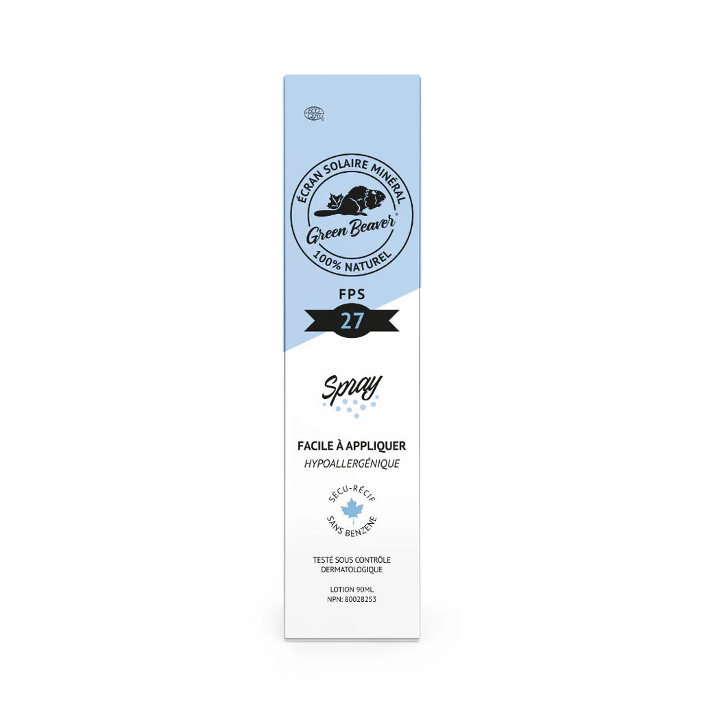 Green Beaver Mineral Sunscreen SPF 27 Spray – 90 mL
