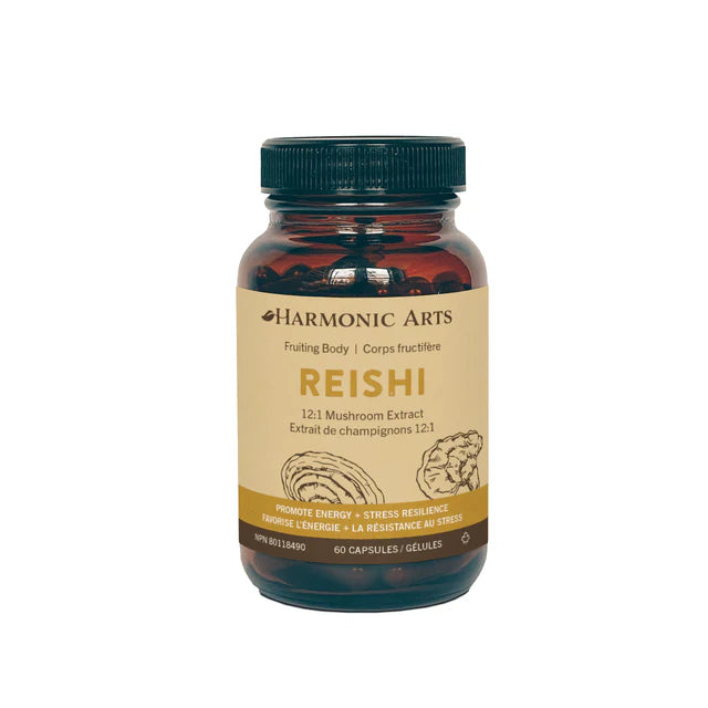 Harmonic Arts Reishi Mushroom Capsules - 60 Capsules