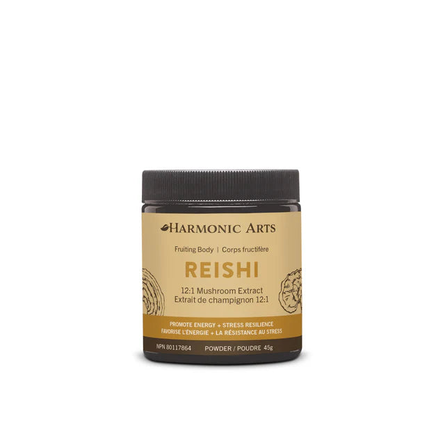 Harmonic Arts Reishi Mushroom Powder - 100 g Jar